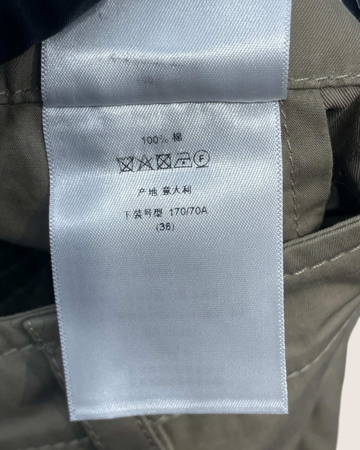 Christian Dior Wide-Leg Cargo Trousers Brown FR 38