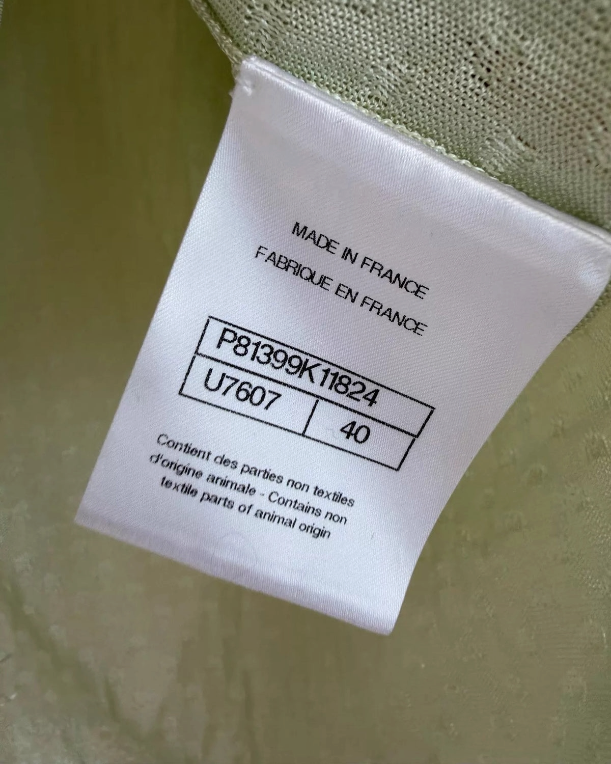 Chanel 26P Knit Cardigan