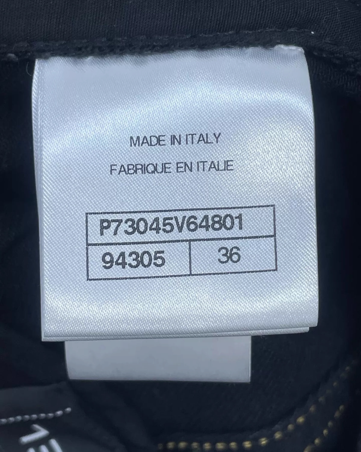 Chanel 22A Wide-Leg Denim Jeans