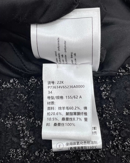 Chanel 22K Tweed Mini Skirt