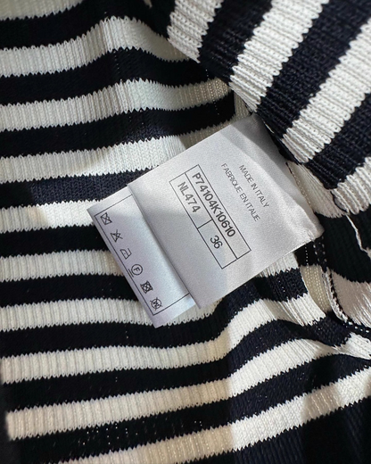 Chanel 23C Striped Tank Top