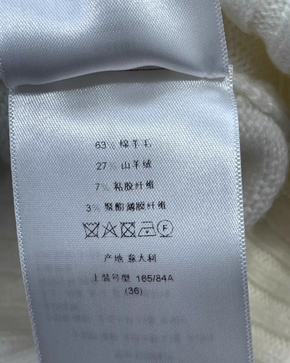 Christian Dior DiorAlps Mock Neck Zip-Up Cardigan
