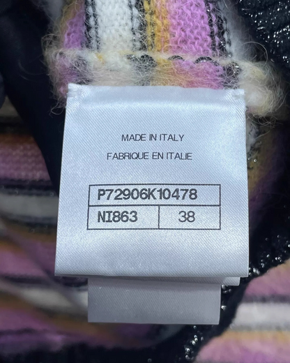 Chanel 22A Striped Sweater