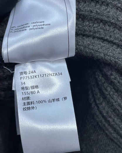 Chanel 24A Camellia Cashmere Cardigan