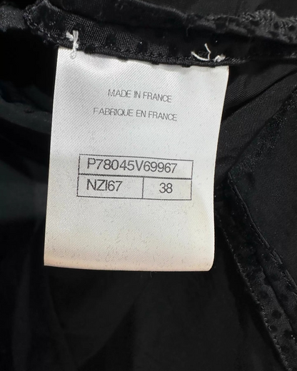 Chanel 24B CC Logo Polkadot Shirt