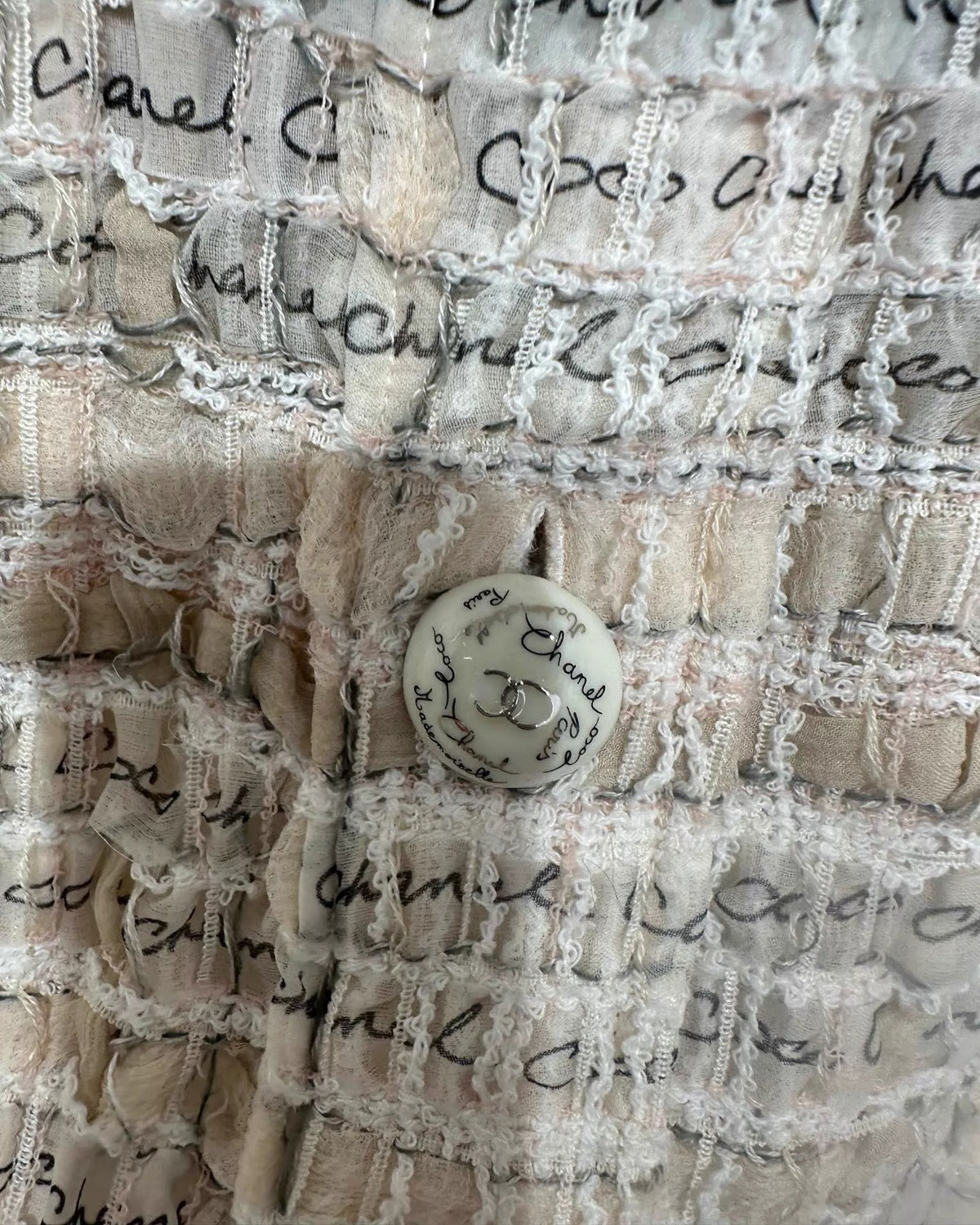 Chanel 22C Silk Tweed Vest