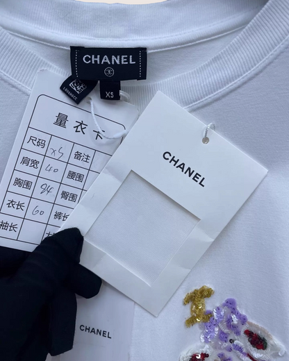 Chanel 24A Sequin T-Shirt