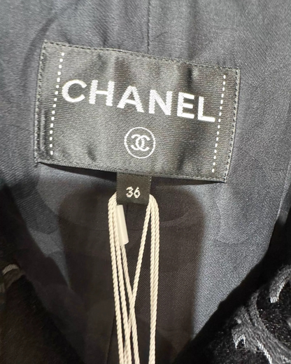 Chanel 22S Button-Up CC Sequin Jacket