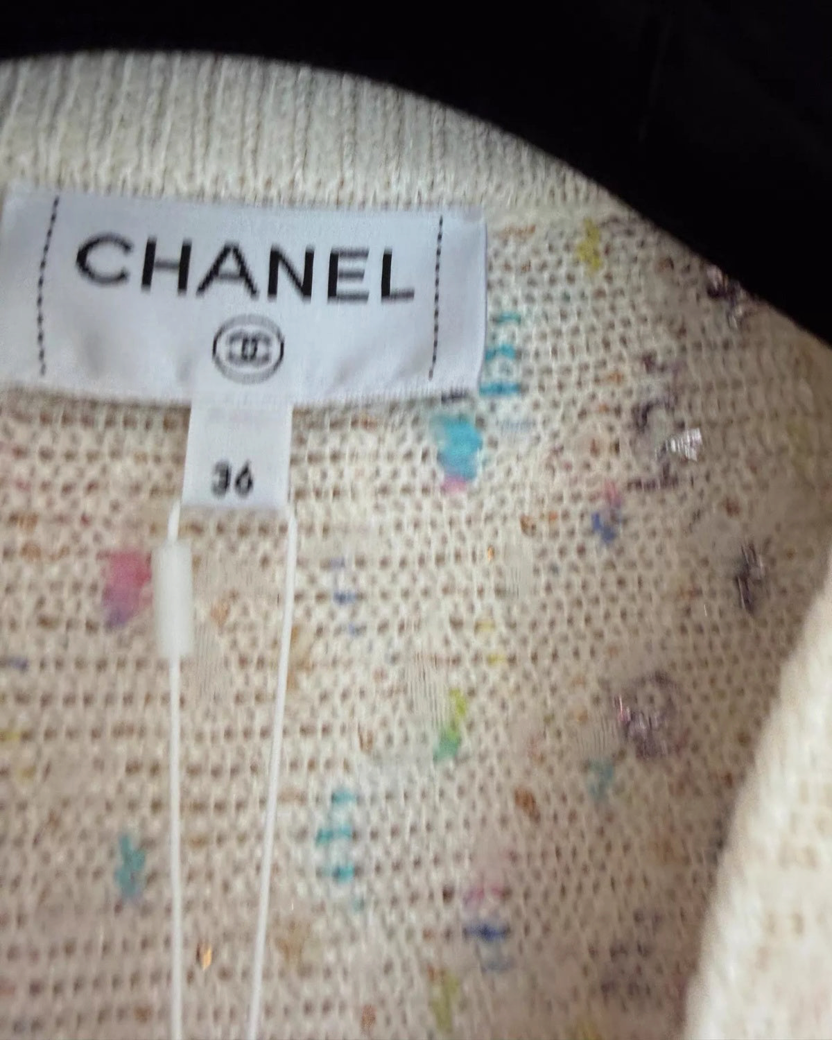 Chanel 22P Fringe Belted Cardigan Jacket