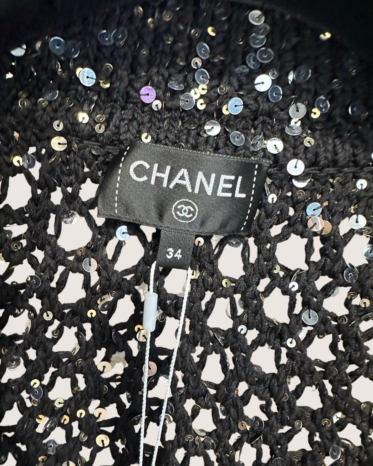 Chanel 23C Sequin Cardigan