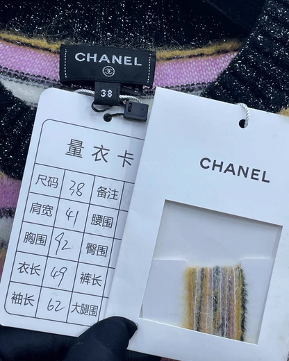 Chanel 22A Striped Sweater