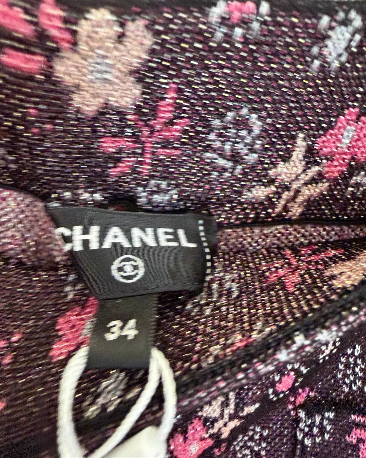 Chanel 24B Floral Wide-Leg Trousers