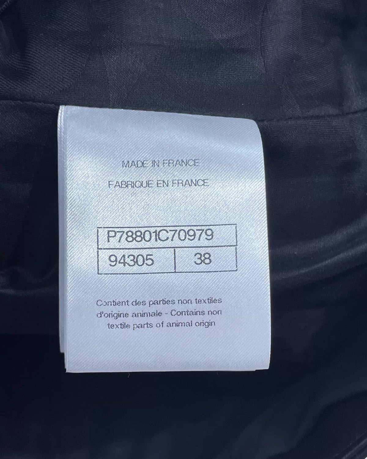 Chanel 25C Leather Vest