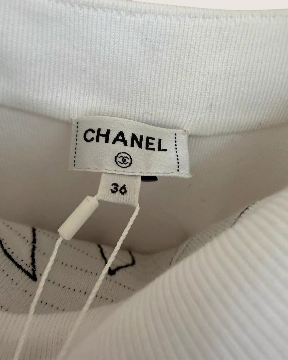 Chanel 24S CC Logo Striped Tank Top