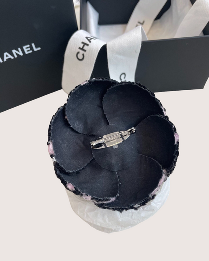 Chanel 25B Sequin Camellia Brooch