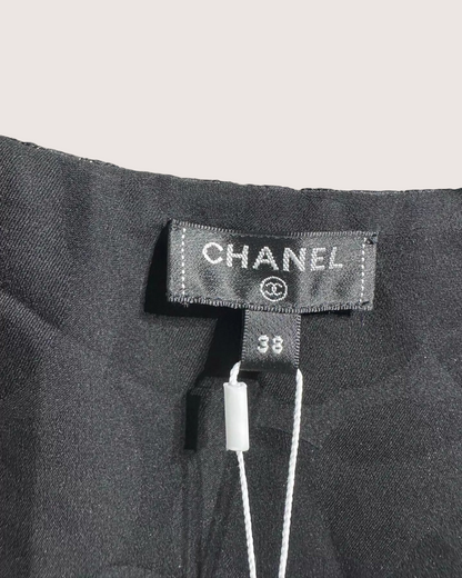 Chanel 21A CC Embroidered Bustier Top