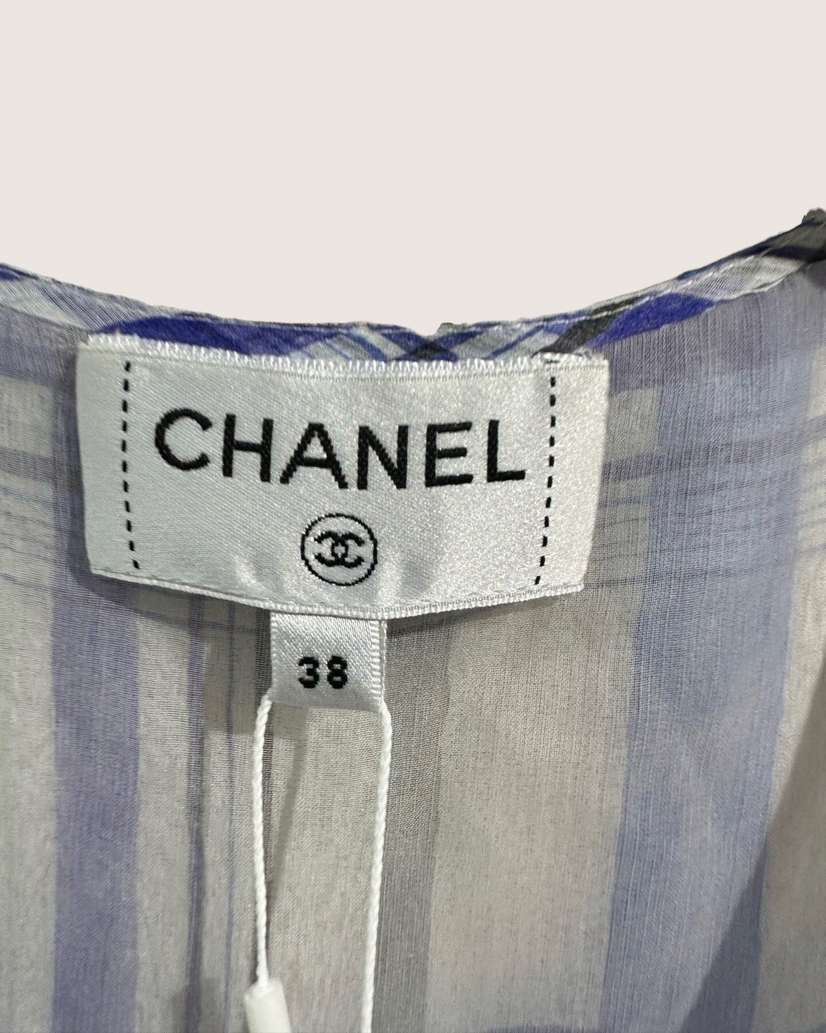 Chanel 23P Plaid Maxi Dress