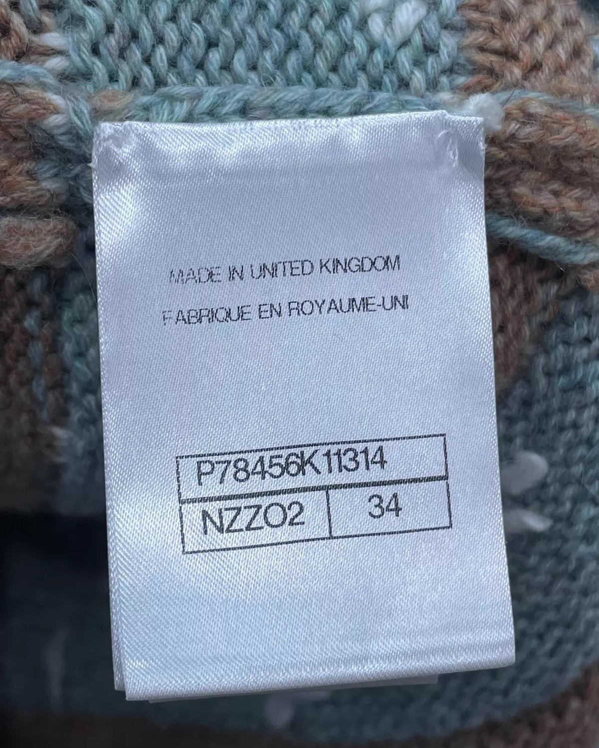 Chanel 24K Striped Cardigan