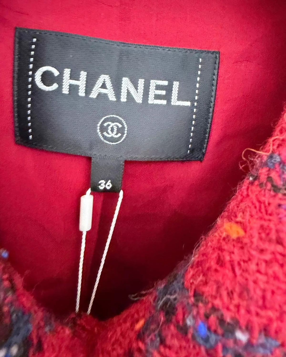 Chanel 22K Plaid Four-Pocket Tweed Jacket