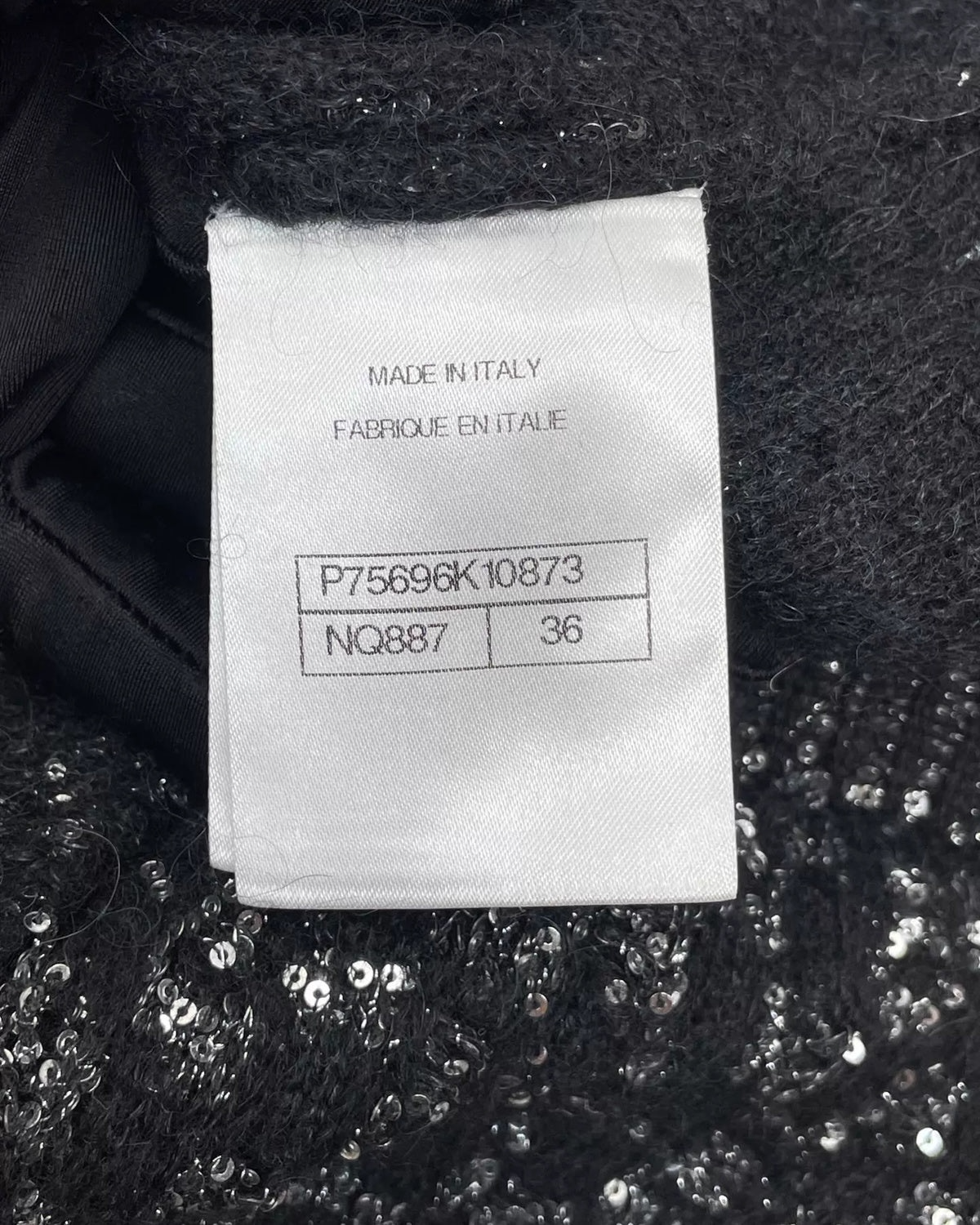 Chanel 23B Sequin Mini Skirt