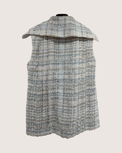 Chanel 22C Silk Tweed Vest