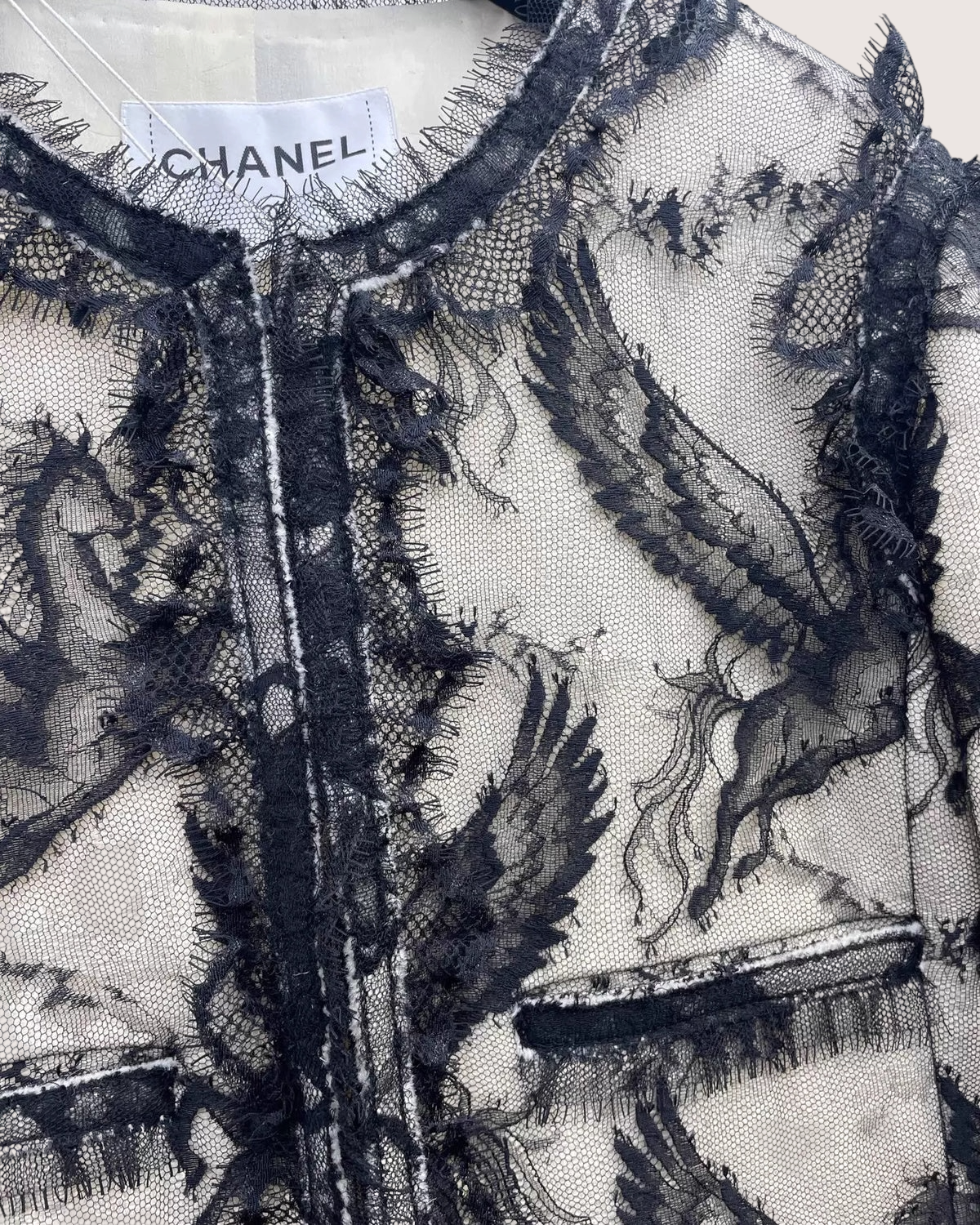 Chanel 20K Pegasus Lace Jacket