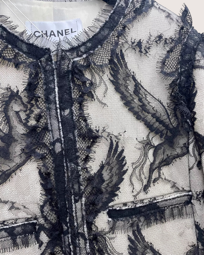 Chanel 20K Pegasus Lace Jacket