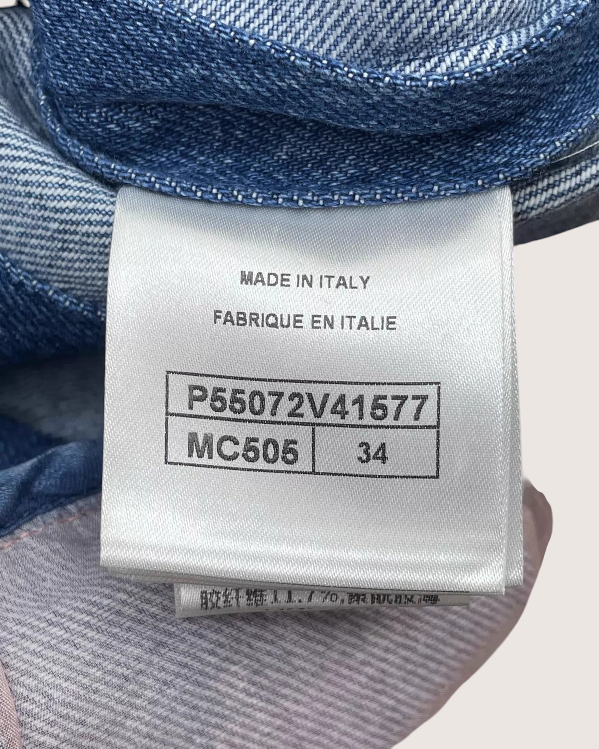 Chanel 17K Mid-Length Denim Skirt