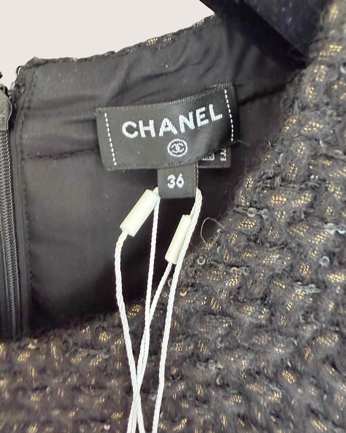 Chanel 25A Tweed Mini Dress