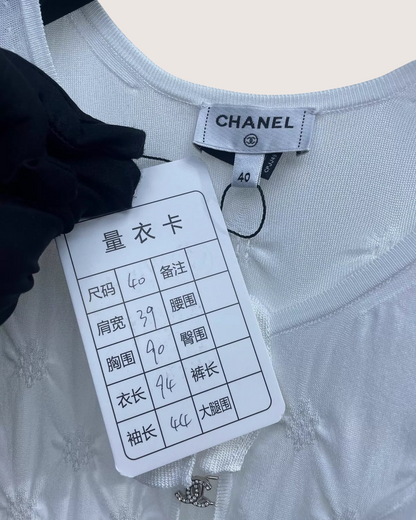 Chanel 24P Bow Mid-Length Dress