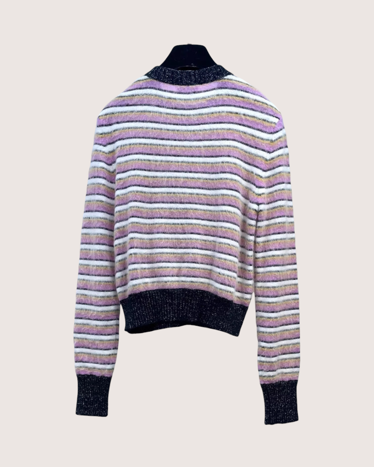 Chanel 22A Striped Sweater