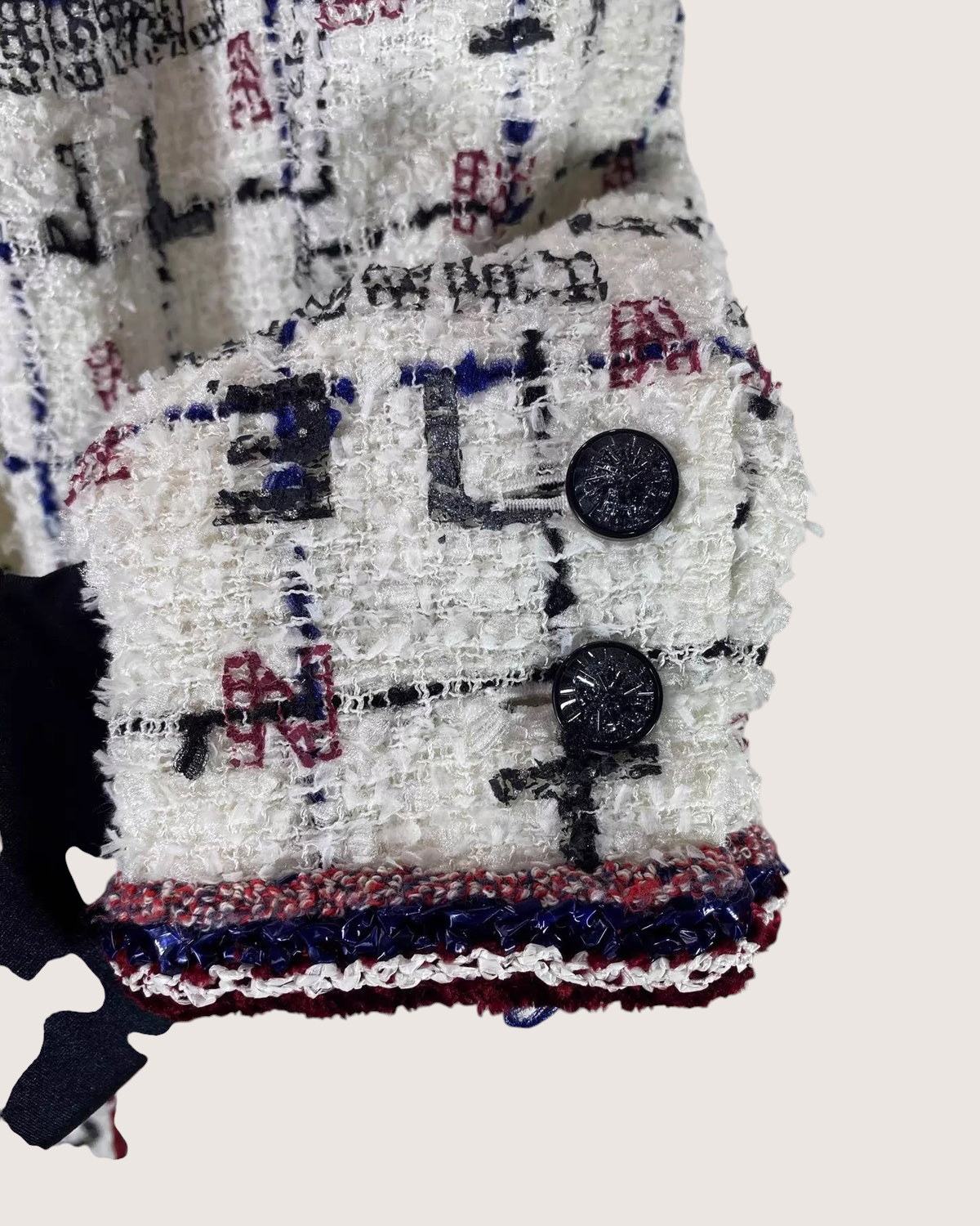 Chanel 20S Tweed Mid-Length Dress