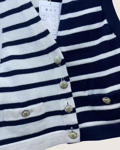 Chanel 24S Striped Vest