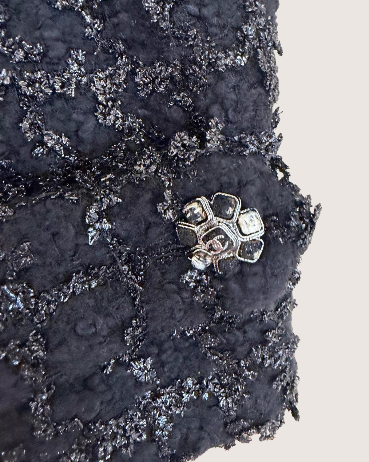 Chanel 22K Four-Pocket Tweed Jacket