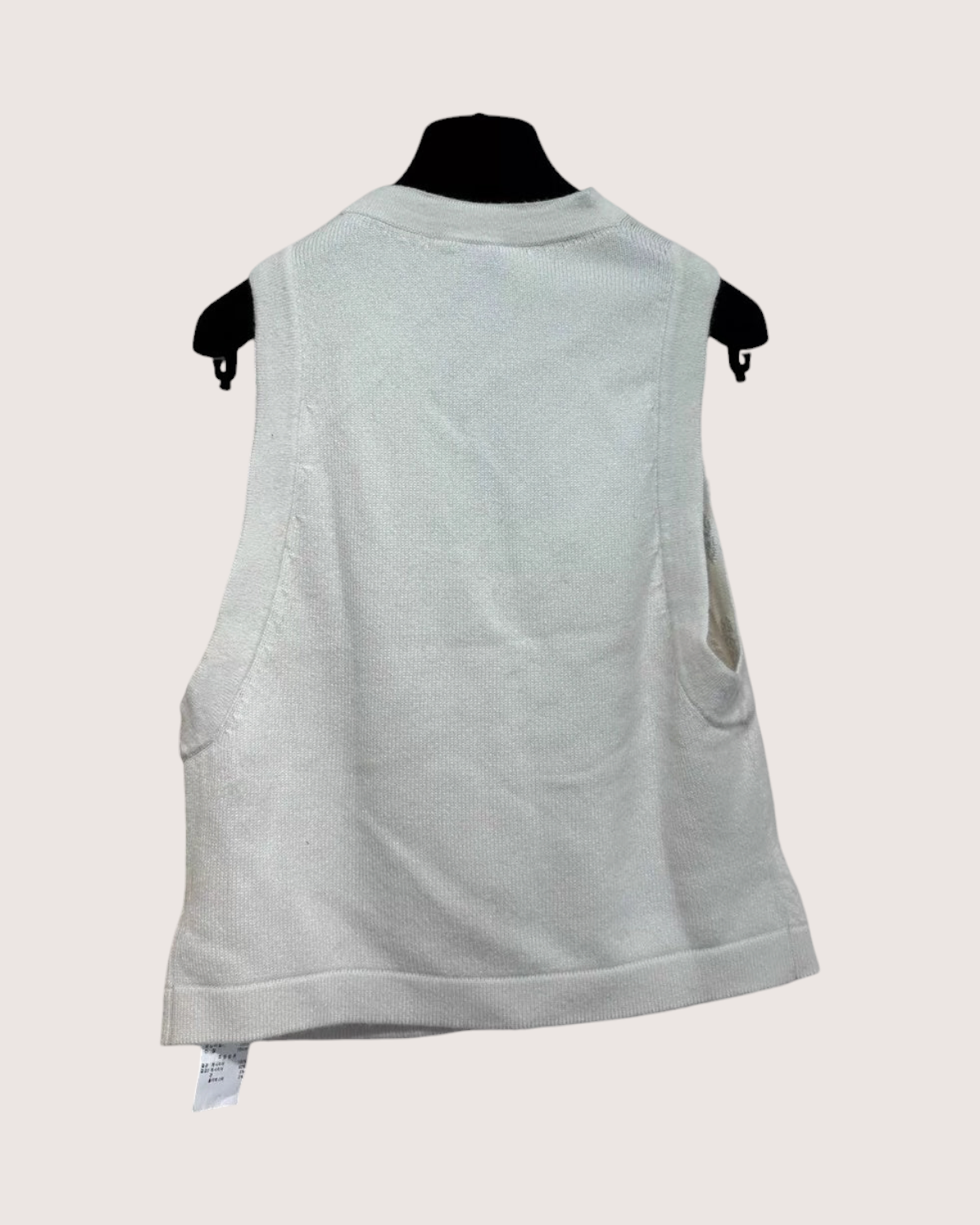 Chanel 23K Camellia Cashmere Vest