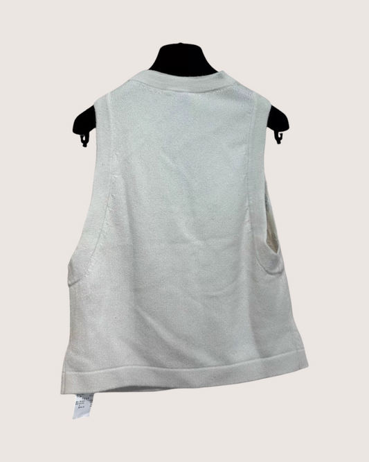 Chanel 23K Camellia Cashmere Vest
