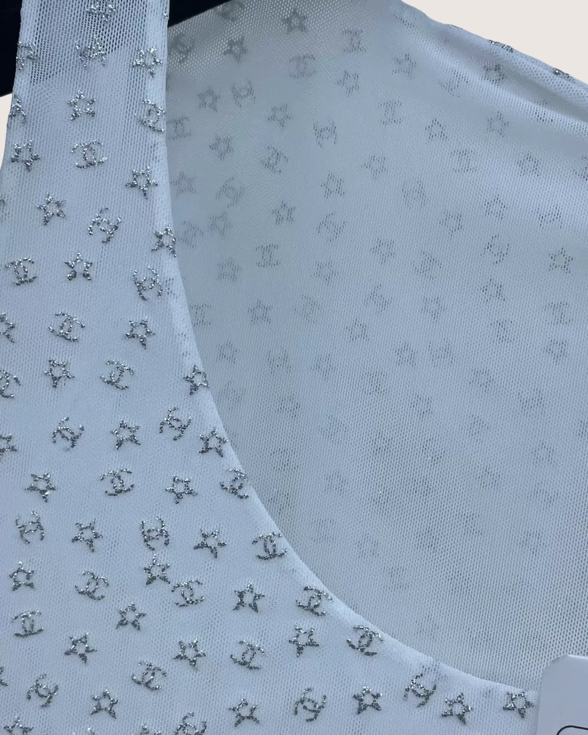 Chanel 24C CC Star-Pattern Tank Top