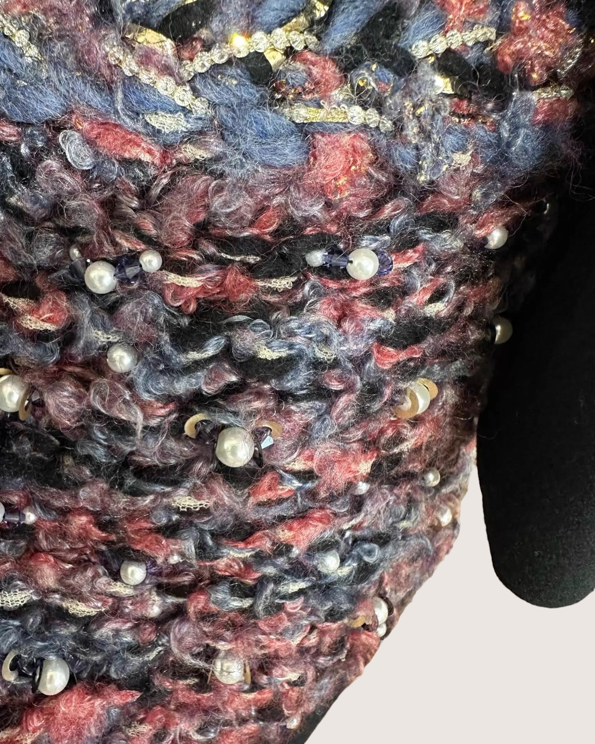Chanel 22A Tweed-Pockets Coat