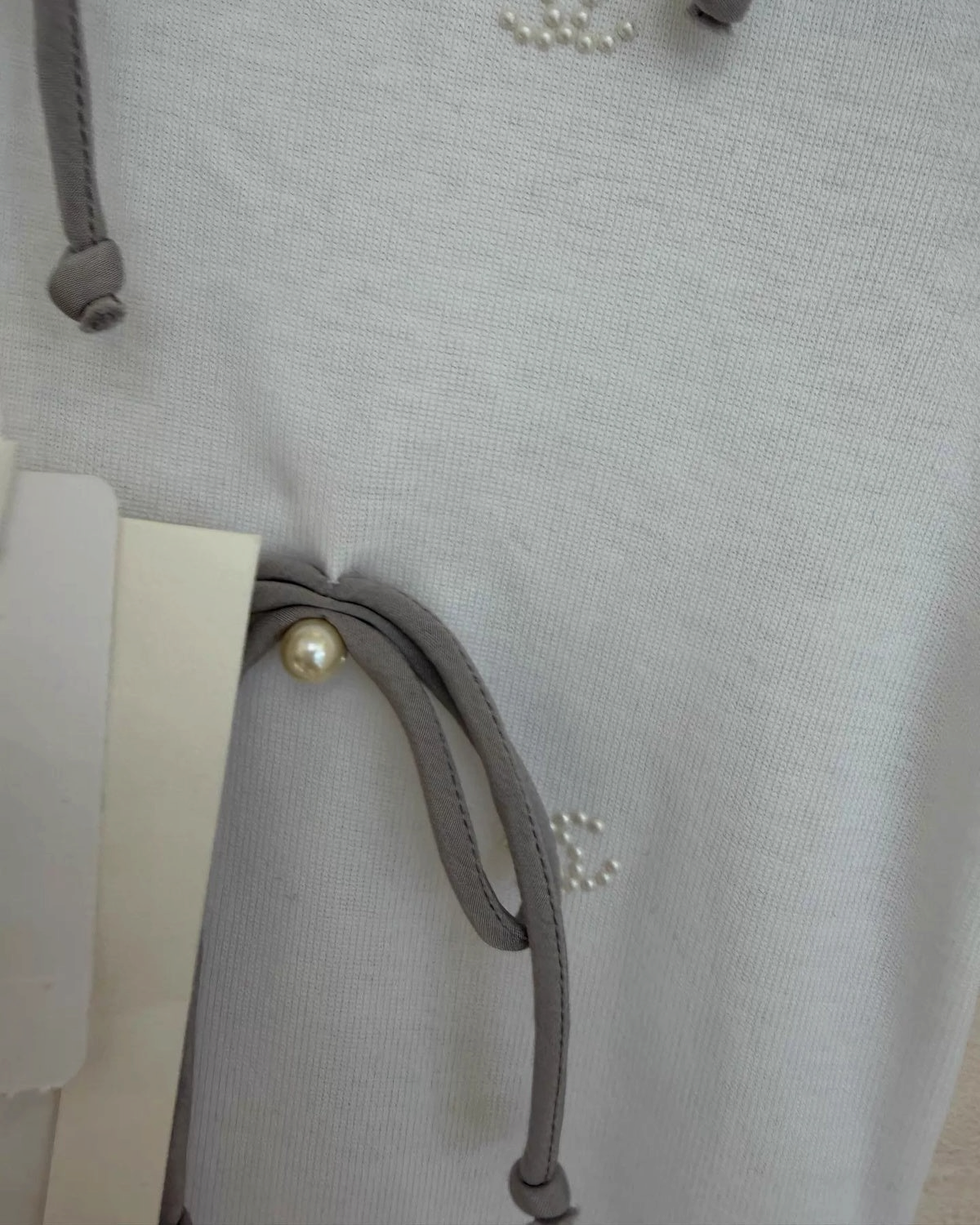 Chanel 25P Bow Short-Sleeve Top