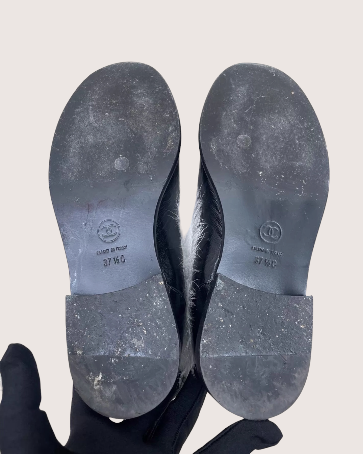 Chanel 25N Fur Loafers