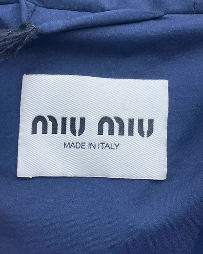 Miu Miu FW23 Technical Pongé Blouson Jacket