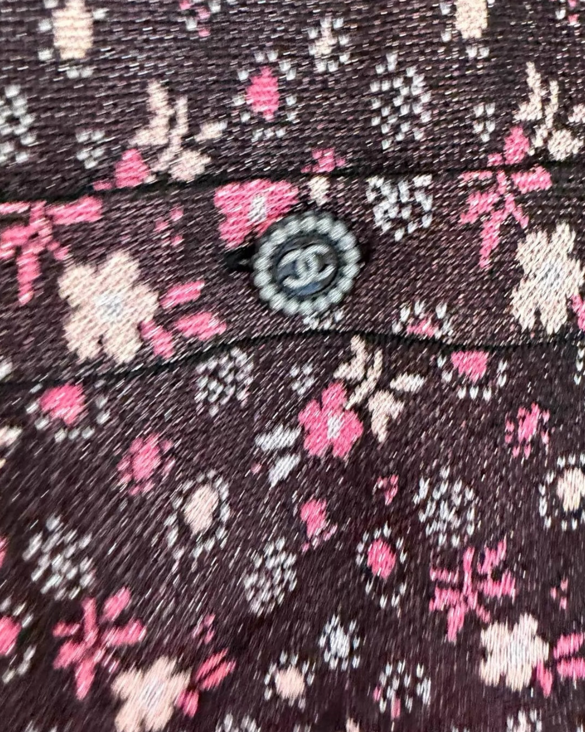 Chanel 24B Floral Wide-Leg Trousers