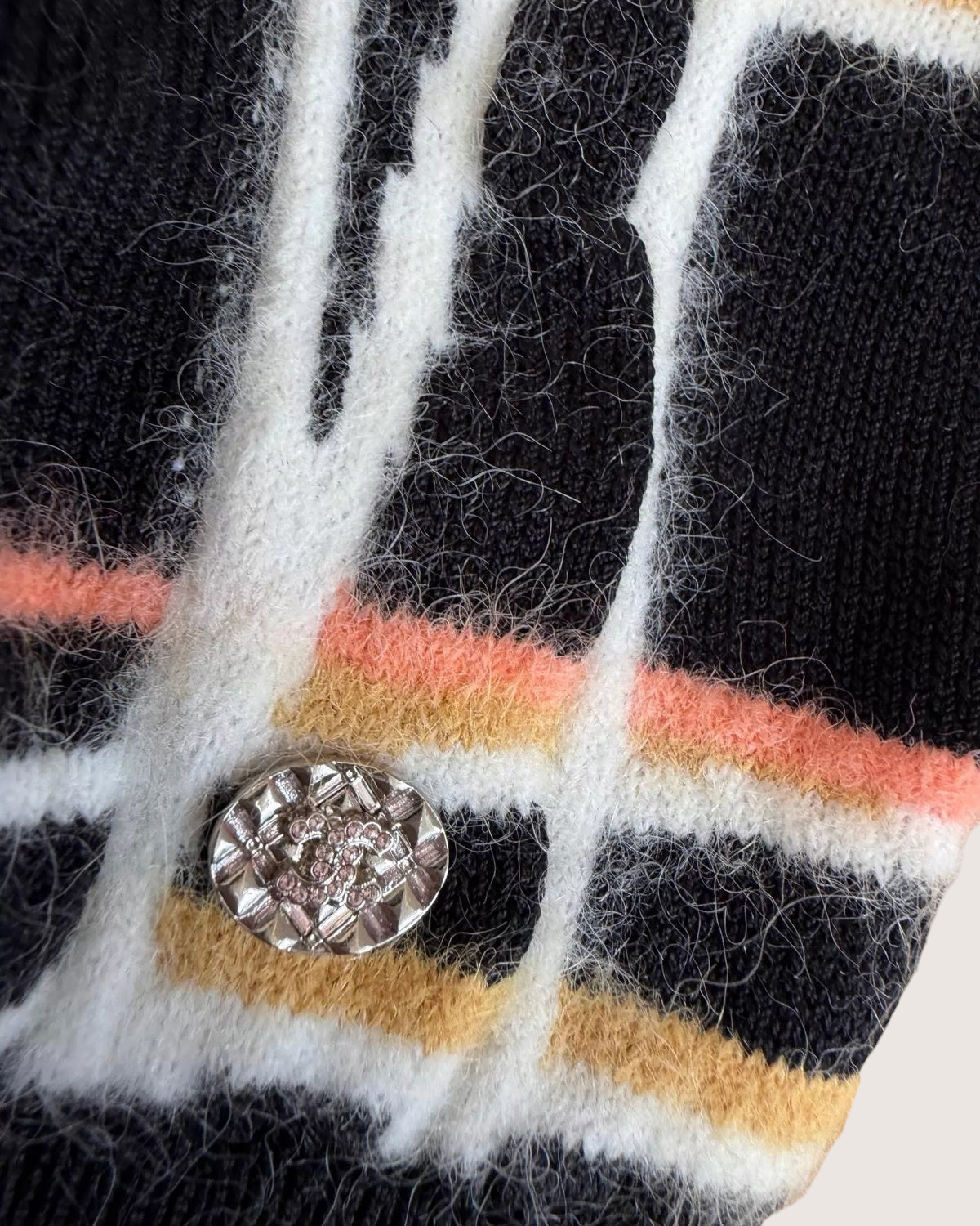 Chanel 22A Plaid Sweater