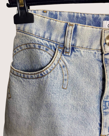 Chanel 20P Coco Denim Mini Shorts