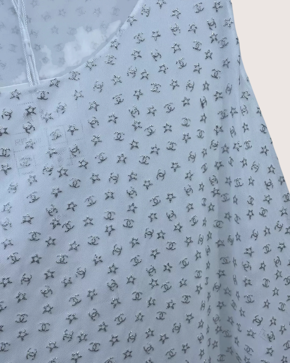 Chanel 24C CC Star-Pattern Tank Top