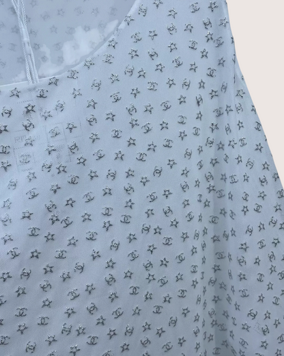 Chanel 24C CC Star-Pattern Tank Top