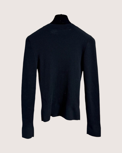 Chanel 25K Knit Bow Sweater Top