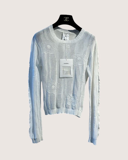 Chanel 23S Camellia Sweater