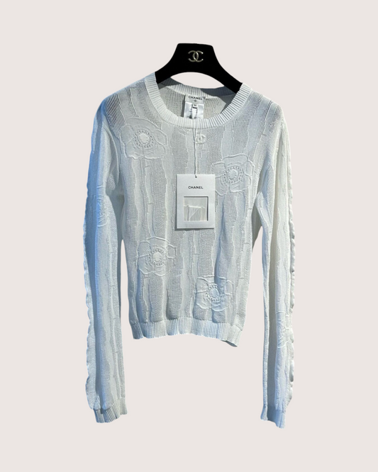 Chanel 23S Camellia Sweater