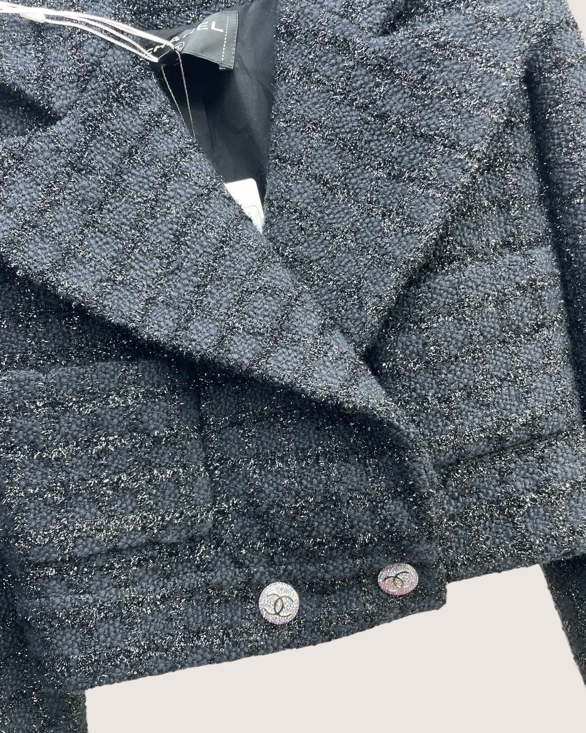 Chanel 21K Cropped Tweed Jacket